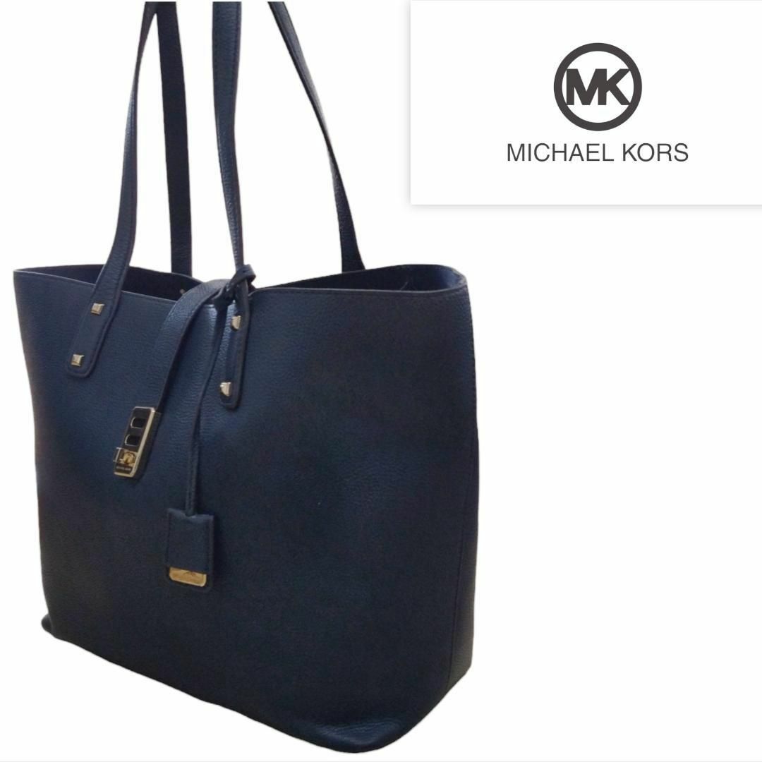 Michael Kors(マイケルコース)のMICHAEL KORS　マイケルコース　トートバッグ　ネイビー レディースのバッグ(ハンドバッグ)の商品写真