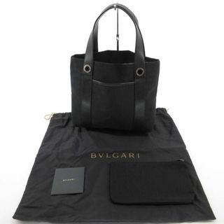 超美品 ブルガリBVLGARI トートバッグ ロゴマニア 30-24030608