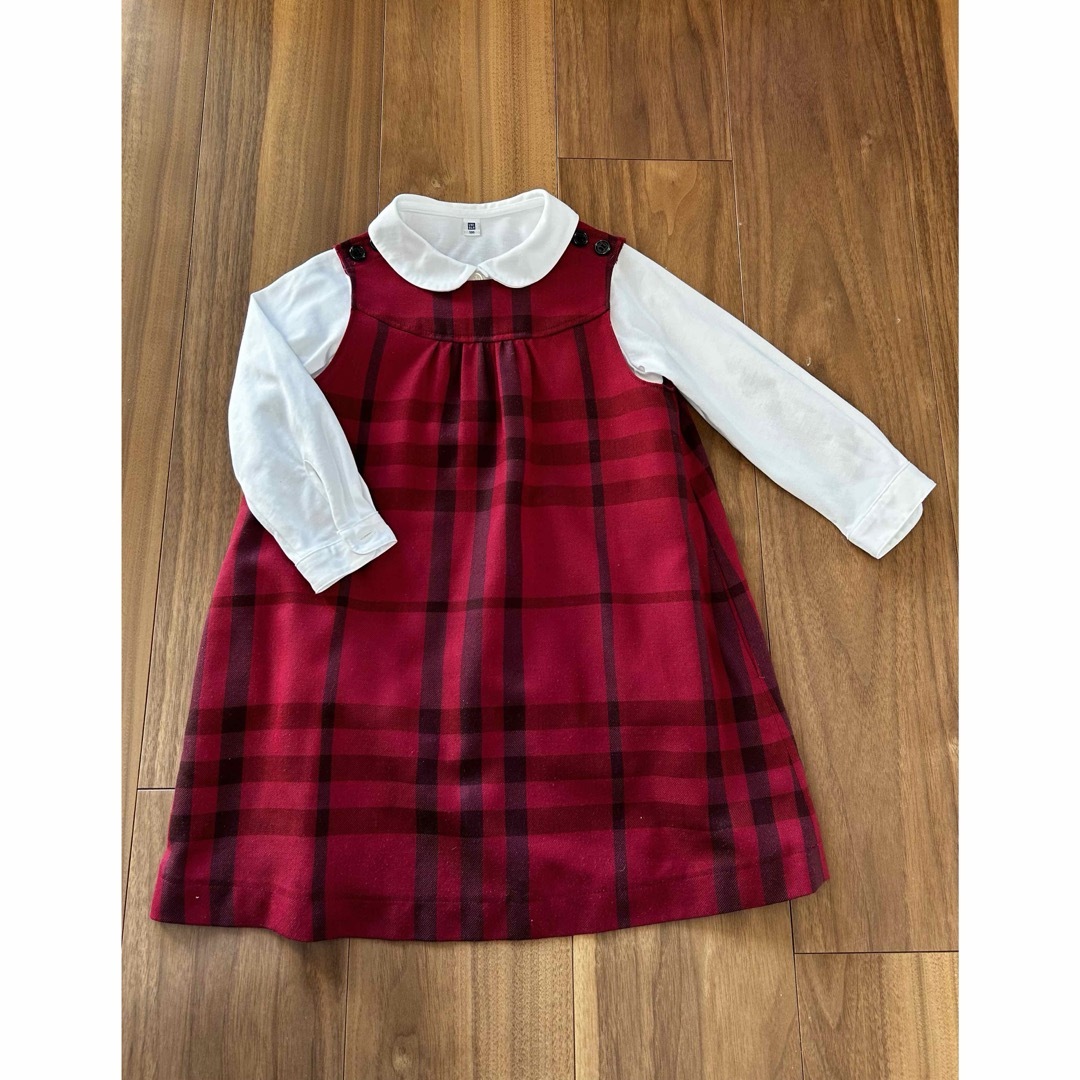 BURBERRY(バーバリー)のBURBERRY　ジャンパースカート キッズ/ベビー/マタニティのキッズ服女の子用(90cm~)(ワンピース)の商品写真