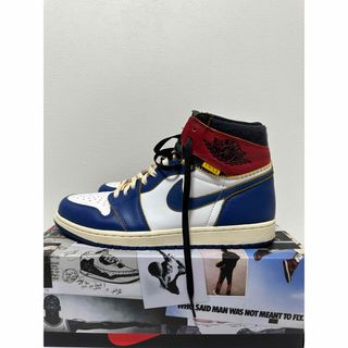 ナイキ(NIKE)の【最安】nike union jordan 1 us11.5 ストームブルー(スニーカー)