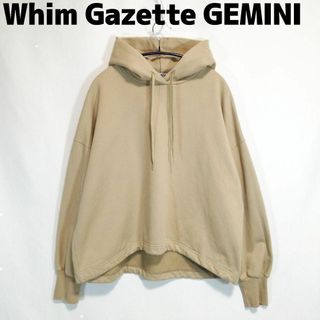 ウィムガゼット(Whim Gazette)のウィムガゼットゲミニー パーカー プルオーバーフーディー ベージュ 裏毛 長袖(パーカー)