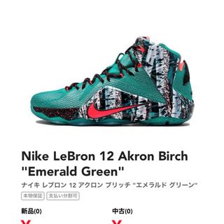 ナイキ(NIKE)のNike LeBron 12 Akron Birch(バスケットボール)