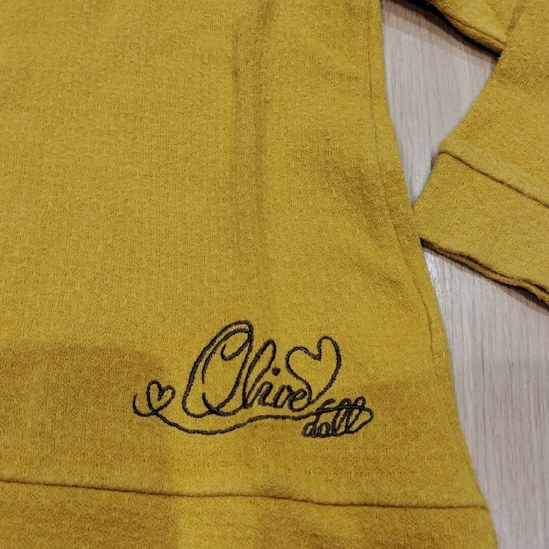 OLIVEdesOLIVE(オリーブデオリーブ)の重ね着風カットソー キッズ/ベビー/マタニティのキッズ服女の子用(90cm~)(Tシャツ/カットソー)の商品写真