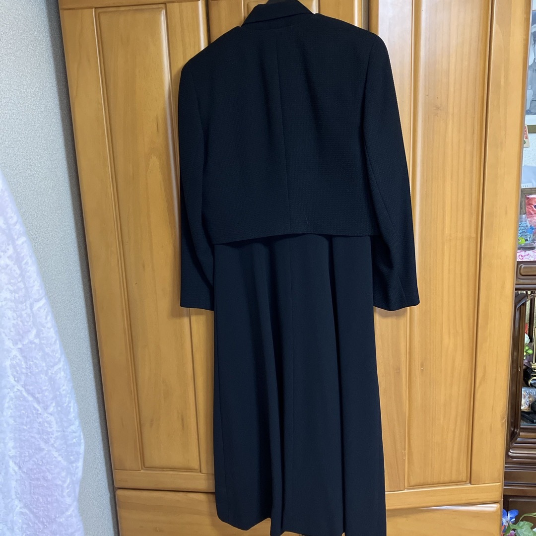 ブラックフォーマル2点セット レディースのフォーマル/ドレス(礼服/喪服)の商品写真