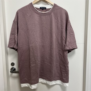パープル　Tシャツ(Tシャツ/カットソー(半袖/袖なし))