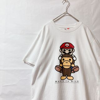 A BATHING APE - アベイシングエイプ 半袖 Tシャツ マリオ マイロ コラボ 任天堂 両面プリント