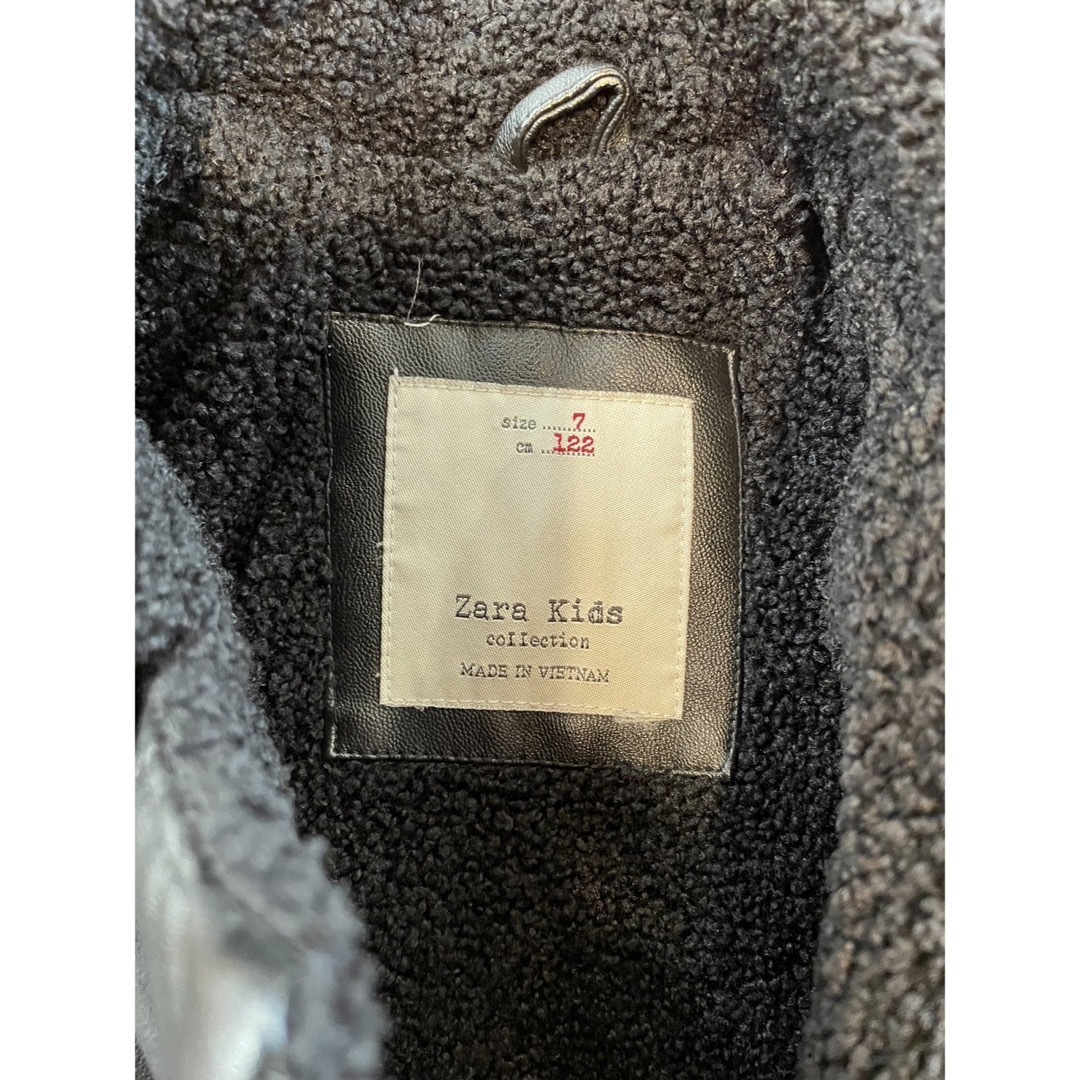 ZARA(ザラ)のzara kids ライダースジャケット キッズ/ベビー/マタニティのキッズ服男の子用(90cm~)(ジャケット/上着)の商品写真