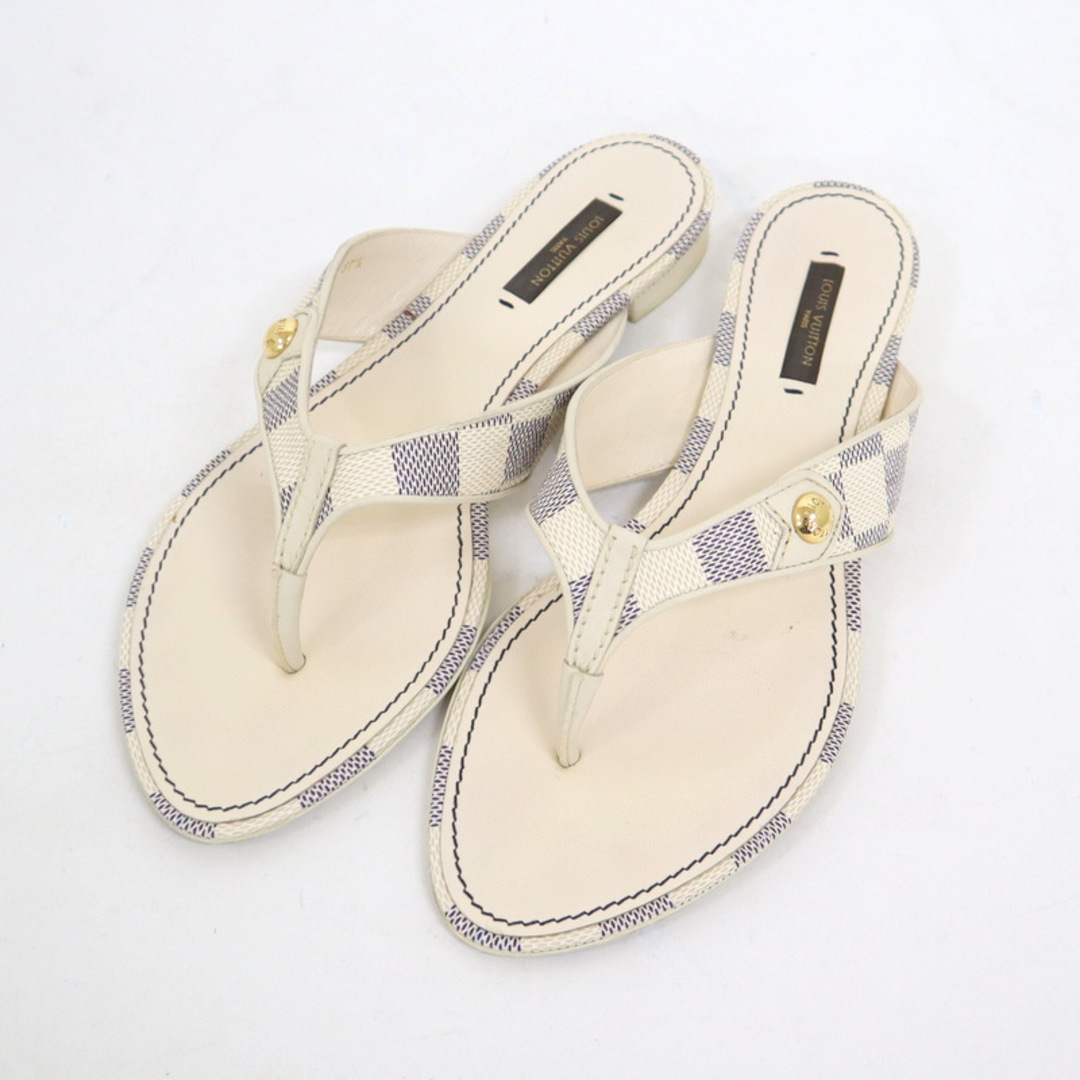 【LOUIS VUITTON】ルイヴィトン サンダル ダミエアズール ホワイト×ゴールド金具 #37.5 CL0029/kt09973tg | フリマアプリ ラクマ 【LOUIS VUITTON】ルイヴィトン サンダル ダミエアズール ホワイト×ゴールド金具 #37.5 CL0029/kt09973tg | フリマアプリ ラクマ