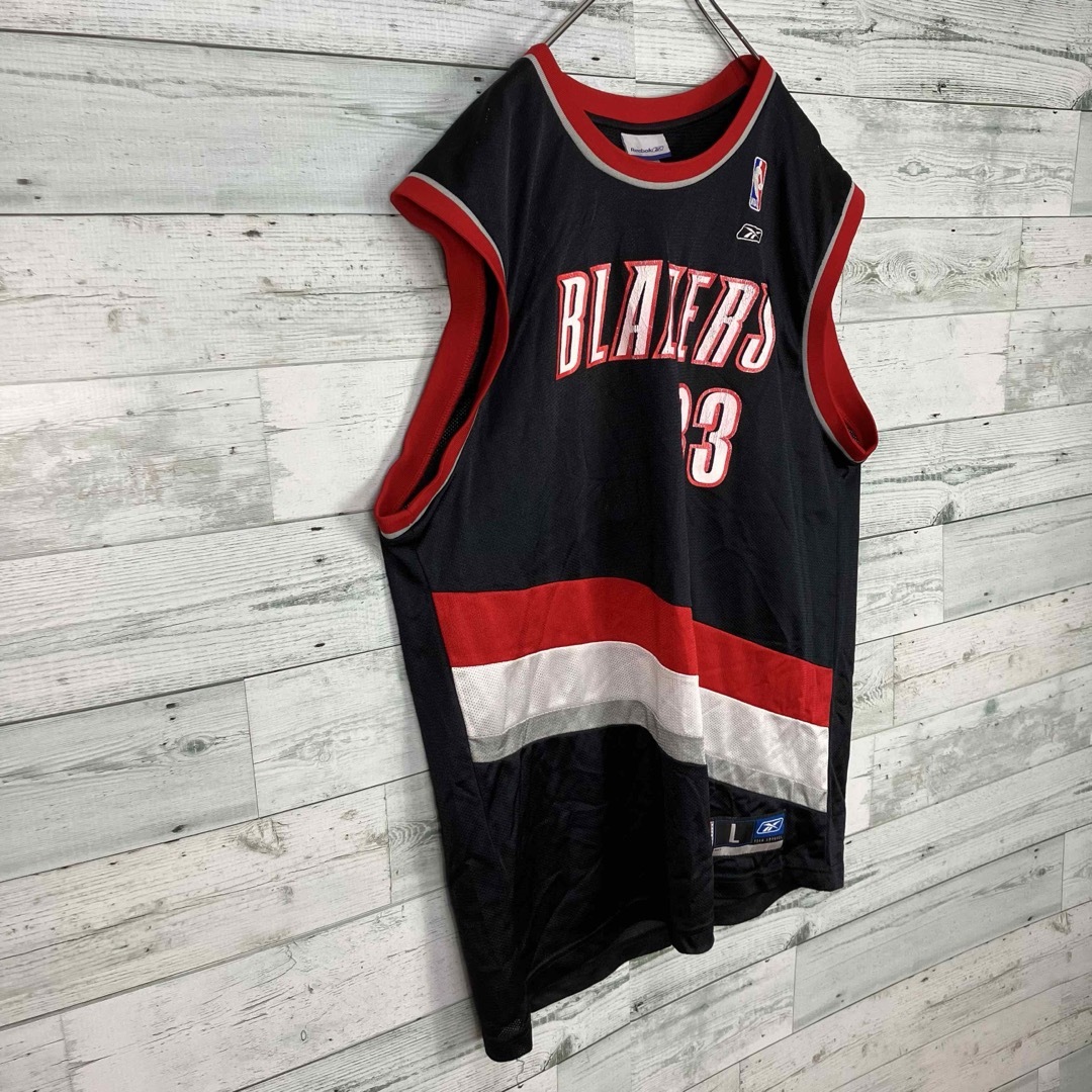 Reebok(リーボック)のNBA Reebok BLAZERS バスケットボール メッシュ ゲームシャツ メンズのトップス(タンクトップ)の商品写真