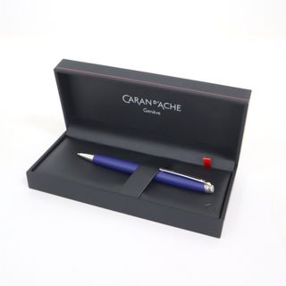 カランダッシュ(CARAN d'ACHE)の【CARAN D'ANCHE】カランダッシュ レマン シャープペンシル マットブルーナイト×シルバー金具 7.0mm 4769-449/kt09979hm(その他)