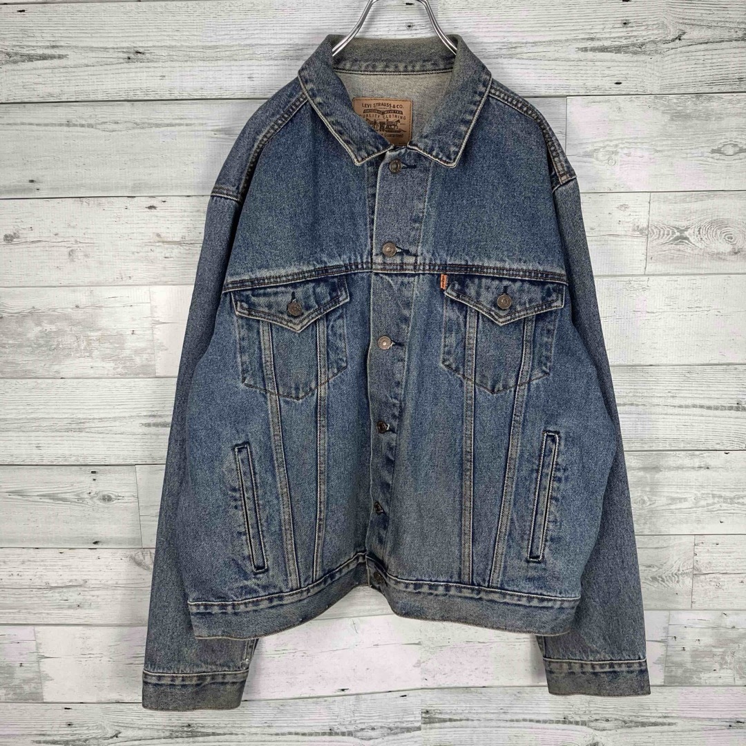 Levi's(リーバイス)のLevi's リーバイス ライトブルー 色落ち デニムジャケット メンズのジャケット/アウター(Gジャン/デニムジャケット)の商品写真