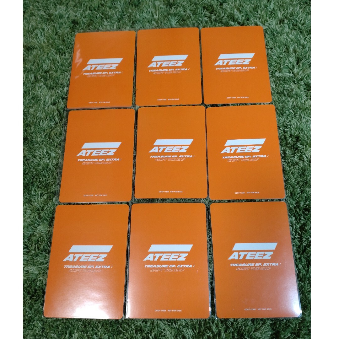 ATEEZ(エイティーズ)のATEEZ shift the map 9枚セット complete photo エンタメ/ホビーのCD(K-POP/アジア)の商品写真