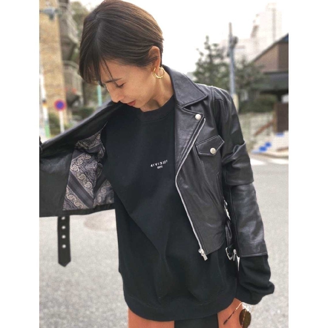 Ameri【未使用品】ラ厶レザー ライダース ジャケット スタンダード Ameri【未使用品】ラ厶レザー ライダース ジャケット スタンダード