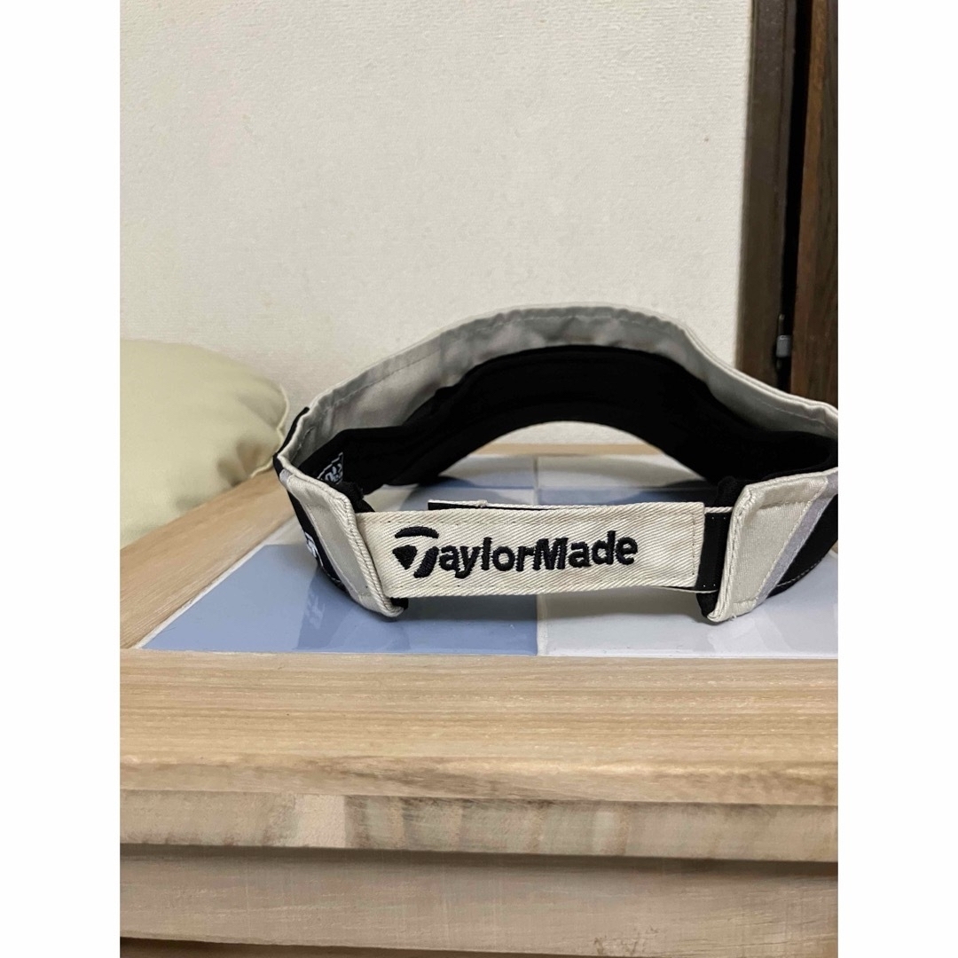 TaylorMade(テーラーメイド)の★テーラーメイド★tmax gear・サンバイザー（ベージュ×ネイビー） メンズの帽子(サンバイザー)の商品写真