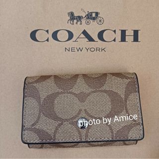 コーチキーケース☆シグネチャー☆新品☆COACH　メンズ　レディース