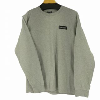 MARMOT(マーモット) フロントロゴ  霜降り L/S カットソー メンズ