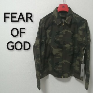 FEAR OF GOD - ★新品・メンズ★【FEAR OF GOD 】ミリタリーブルゾン　カモフラ　S　綿