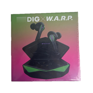 DIG×W.A.R.P ゲーミングフルワイヤレスイヤホン PURPLE(ヘッドフォン/イヤフォン)