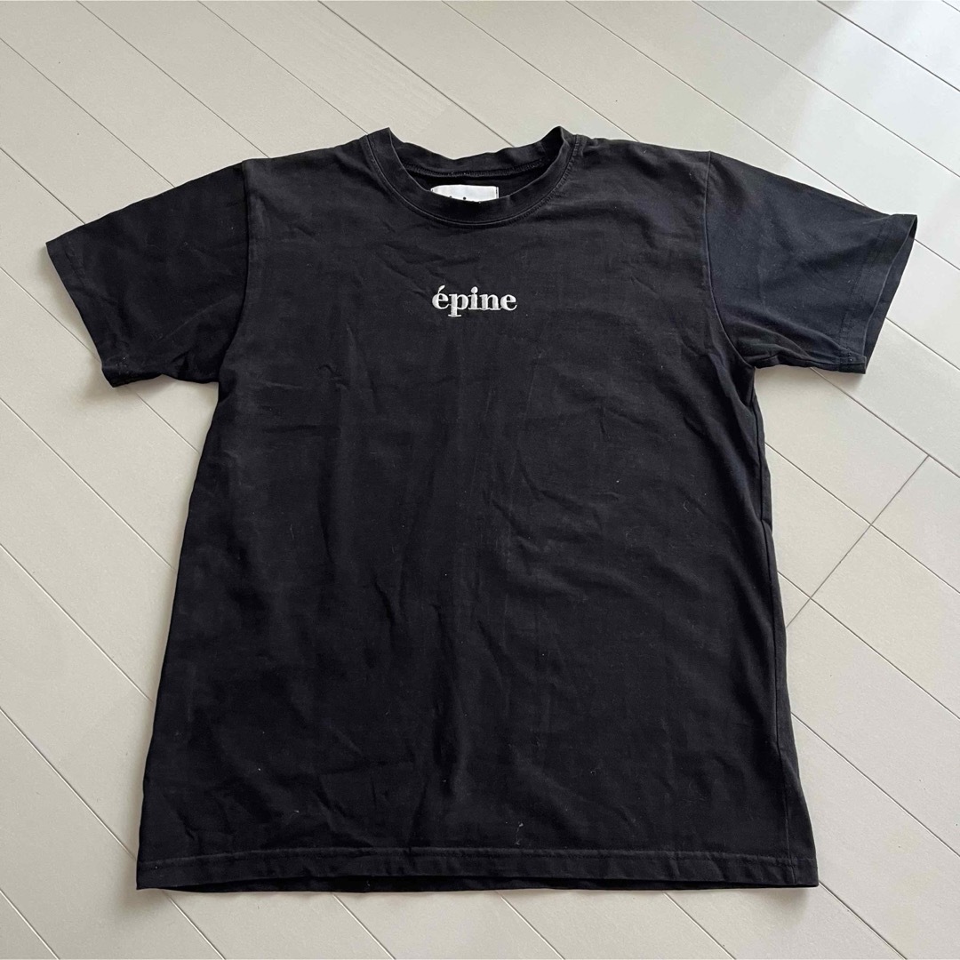 épine(エピヌ)のepine Tシャツ ブラック レディースのトップス(Tシャツ(半袖/袖なし))の商品写真