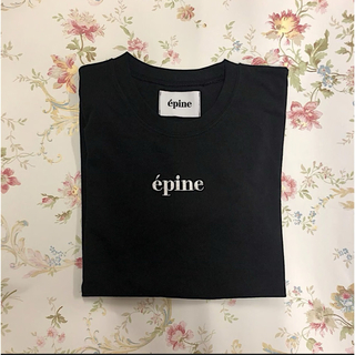 エピヌ(épine)のepine Tシャツ ブラック(Tシャツ(半袖/袖なし))