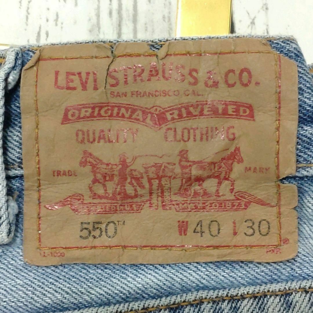 Levi's(リーバイス)のUS古着リーバイス550バギーワイドデニムパンツジーンズW40L30（965） メンズのパンツ(デニム/ジーンズ)の商品写真