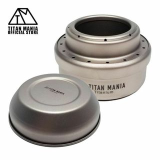 TITAN MANIA チタンマニア アルコールストーブ 蓋 セット(ストーブ/コンロ)