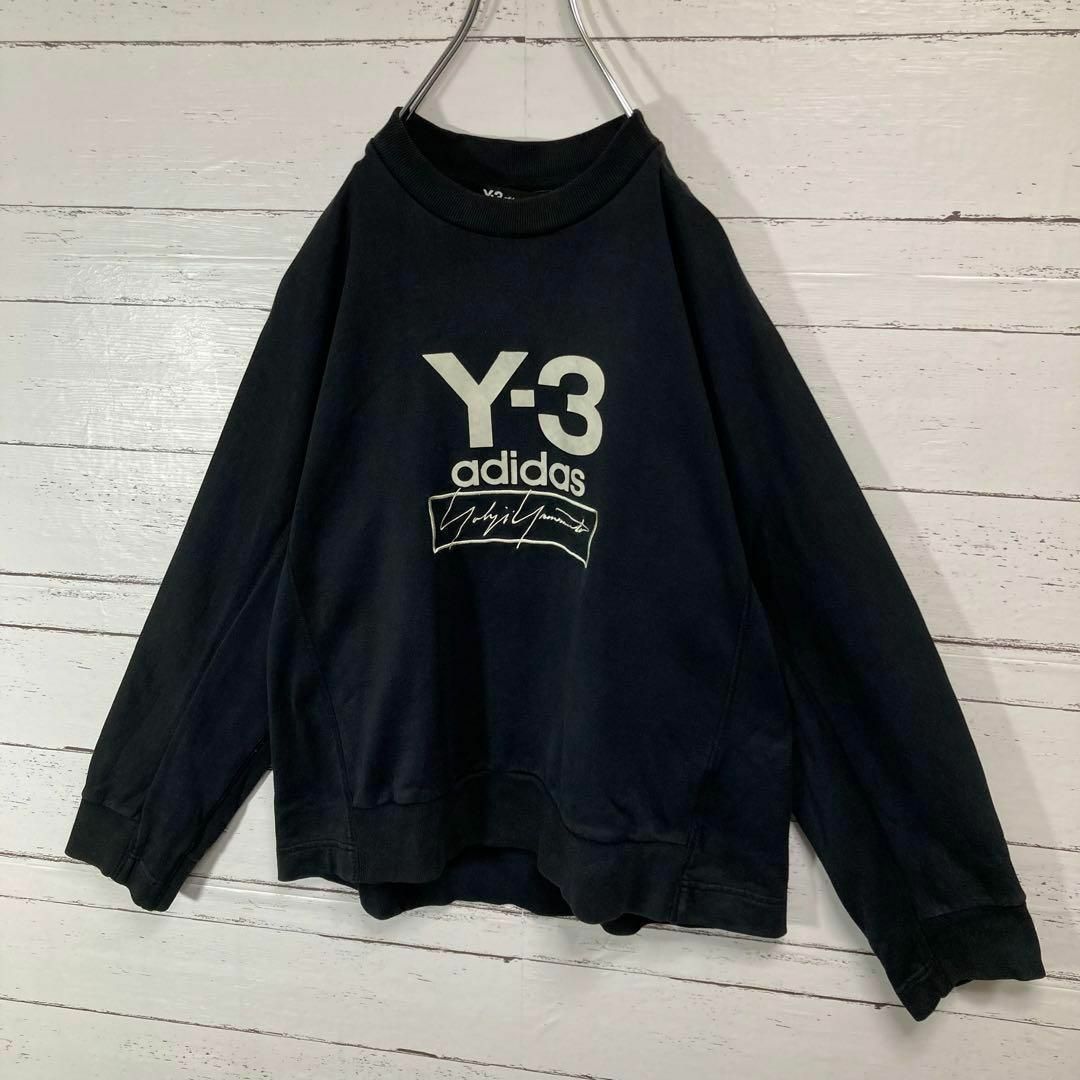 Y-3(ワイスリー)の【即完売モデル】ワイスリー★センター刺繍ロゴ入りスウェット ヨウジヤマモト メンズのトップス(スウェット)の商品写真