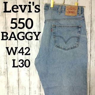 リーバイス(Levi's)のUS古着リーバイス550バギーワイドデニムパンツジーンズW42L30（964）(デニム/ジーンズ)