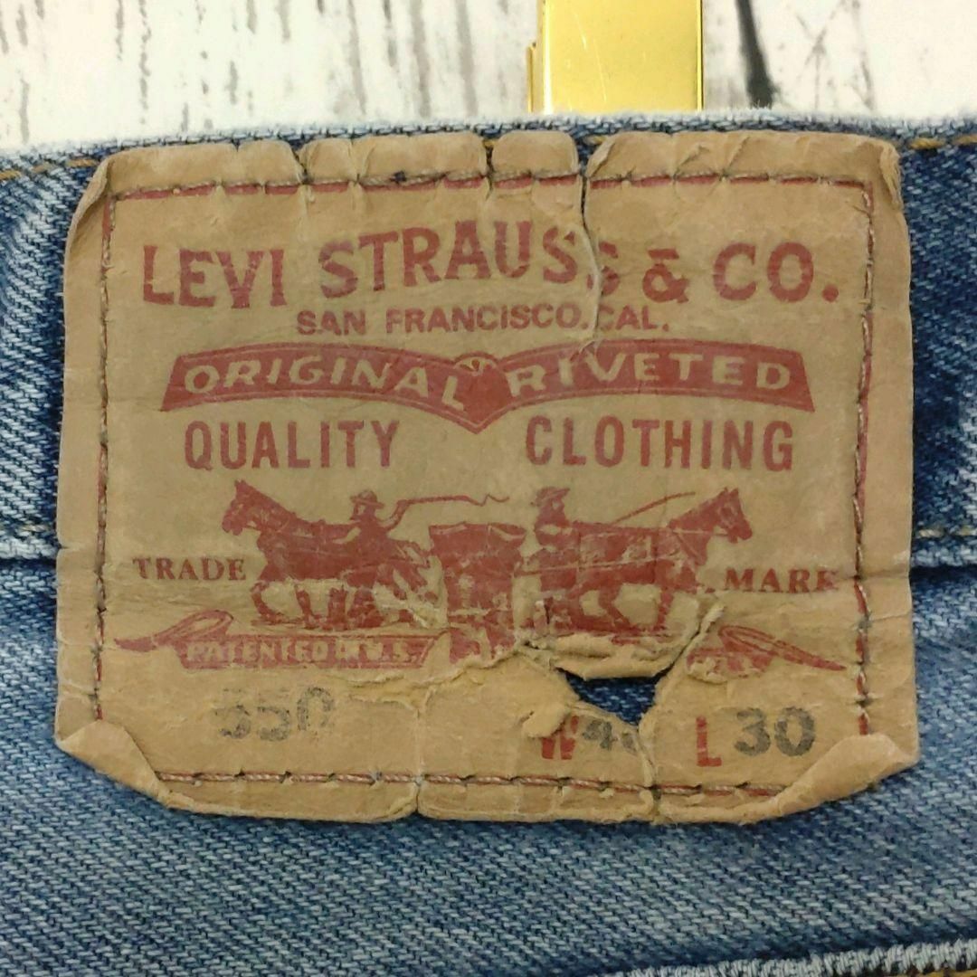 Levi's(リーバイス)のUS古着リーバイス550バギーワイドデニムパンツジーンズW40L30（963） メンズのパンツ(デニム/ジーンズ)の商品写真