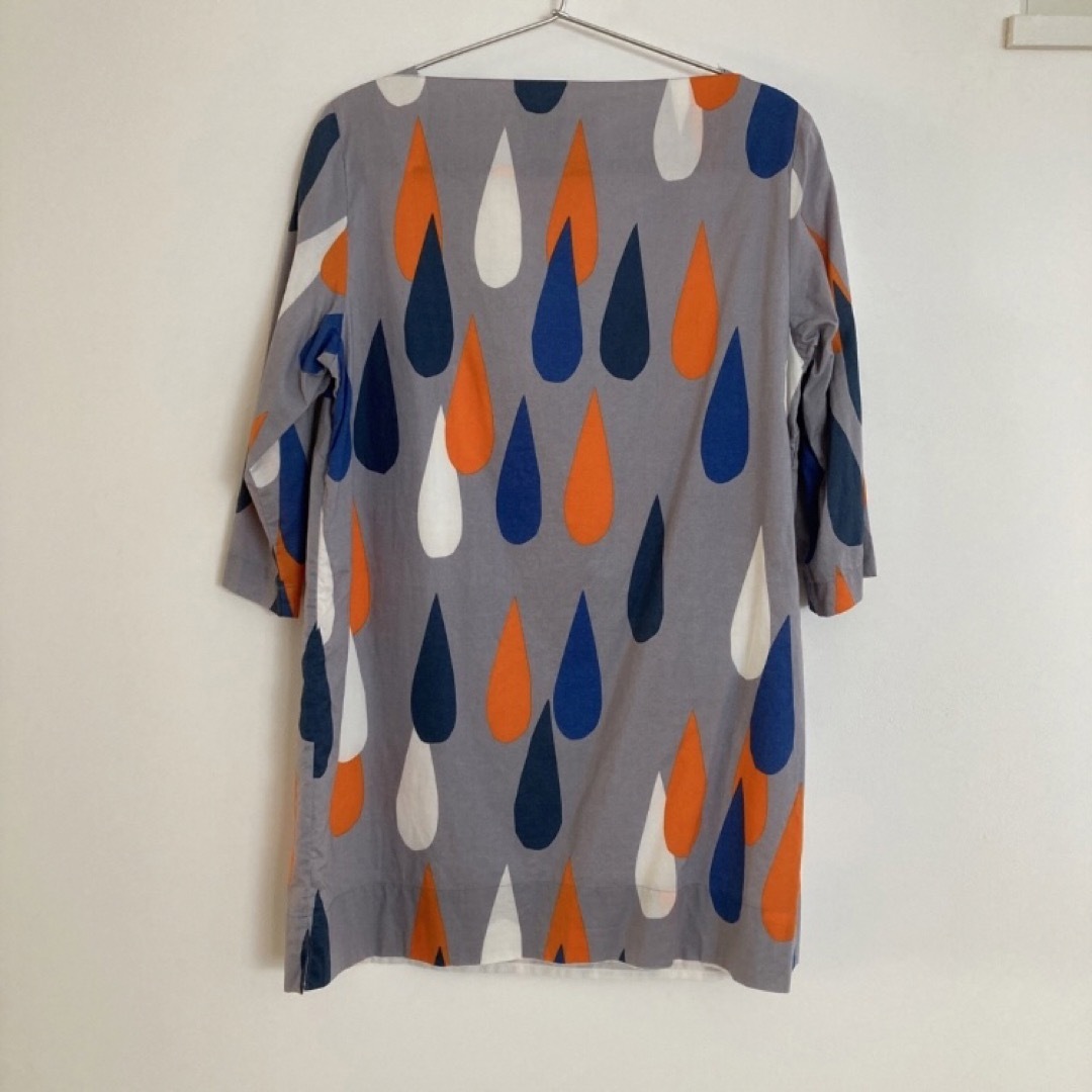 marimekko(マリメッコ)の【美品】マリメッコ  チュニックワンピース　ピサロイ　しずく　人気 レディースのワンピース(ひざ丈ワンピース)の商品写真