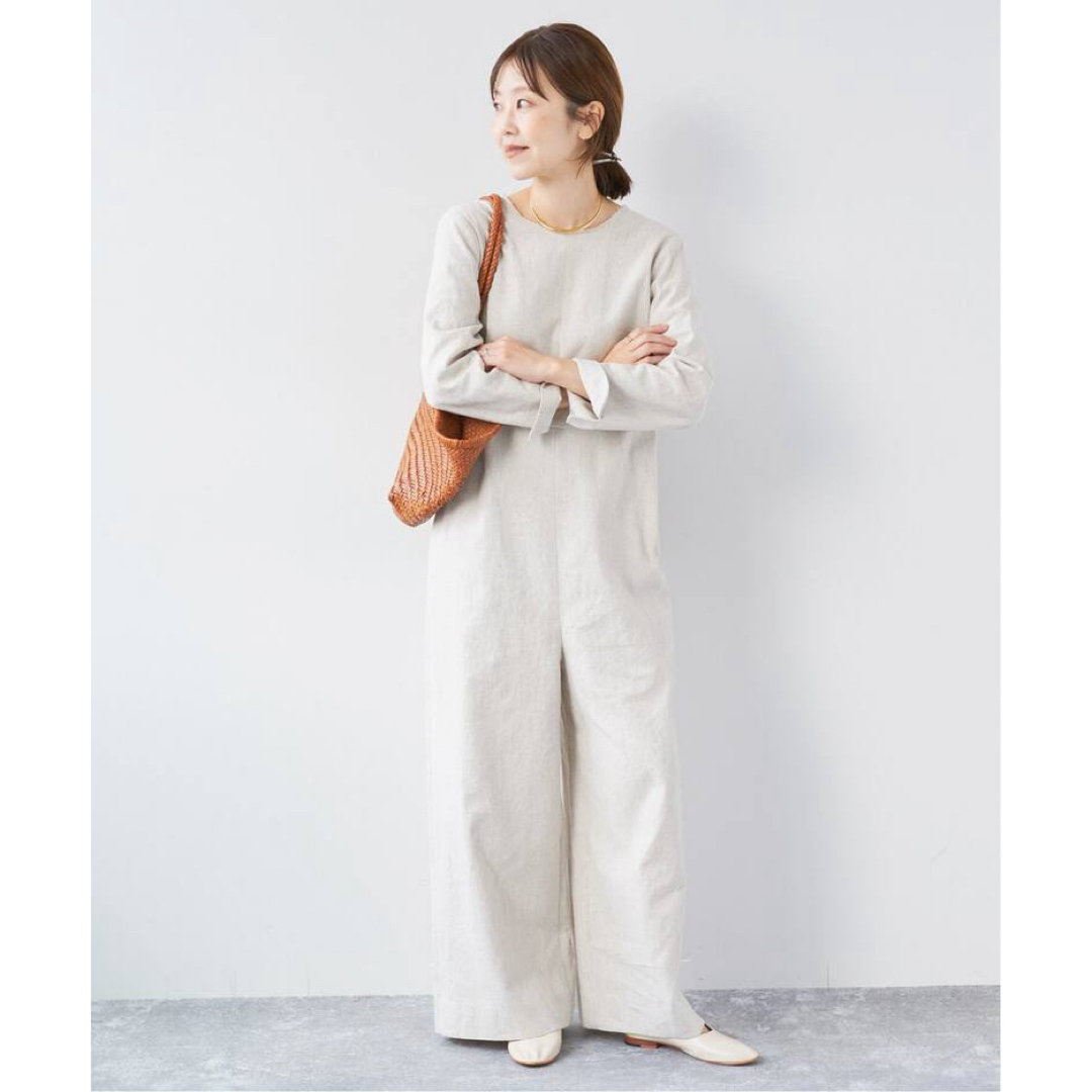 Plage プラージュ Back V オールインワン ベージュ38 - サロペット Plage プラージュ Back V オールインワン ベージュ38 - サロペット