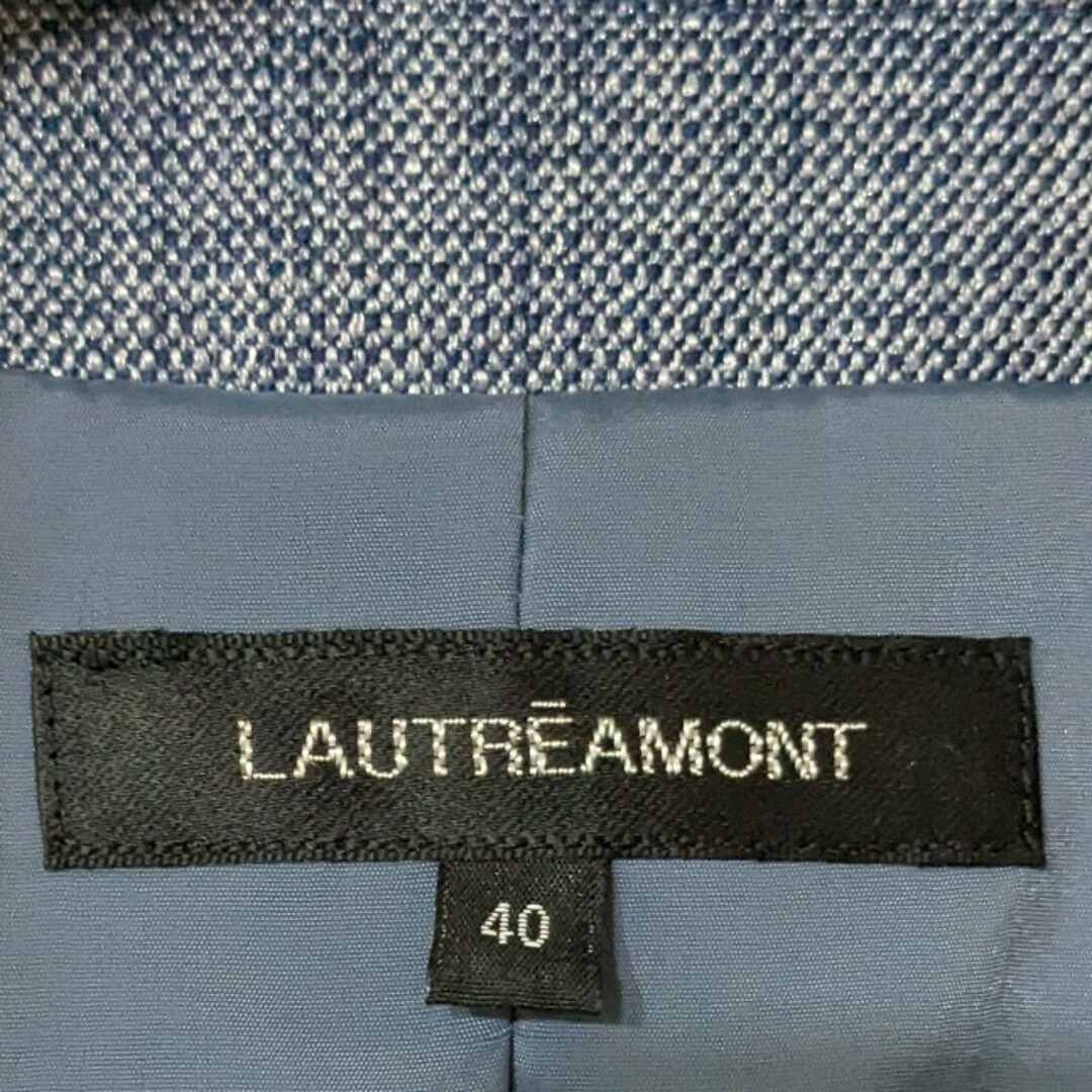 LAUTREAMONT(ロートレアモン)の美品♡LAUTREAMONT♡デニム風ジャケット 23区 自由区 セオリーイエナ レディースのジャケット/アウター(ノーカラージャケット)の商品写真