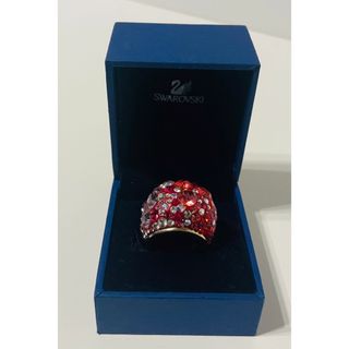 SWAROVSKI - Swarovski スワロフスキー マルチレッド クリスタルリング 52