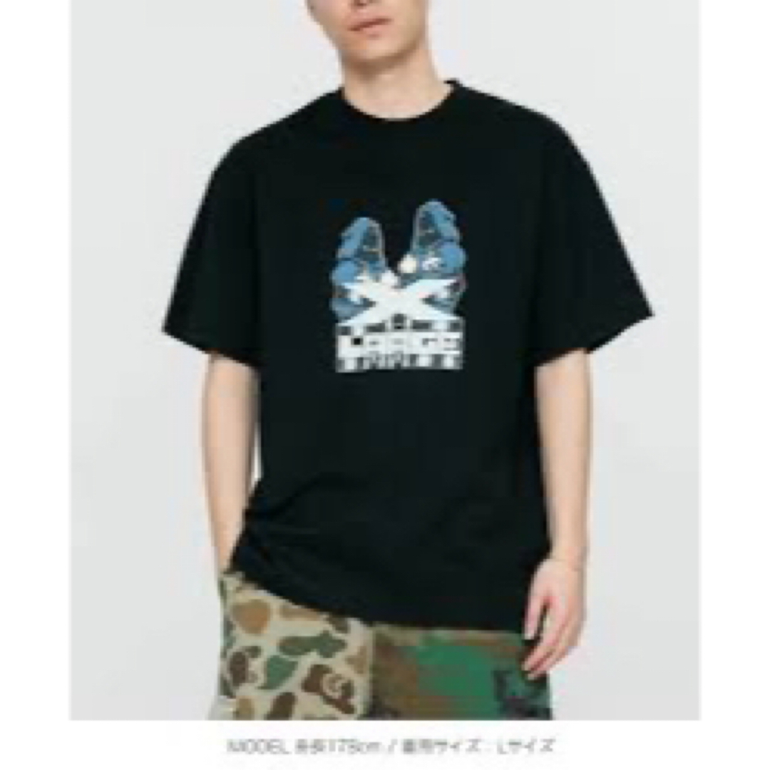 XLARGE(エクストララージ)の新品　未使用　エクストララージ　Tシャツ　黒　Mサイズ メンズのトップス(Tシャツ/カットソー(半袖/袖なし))の商品写真