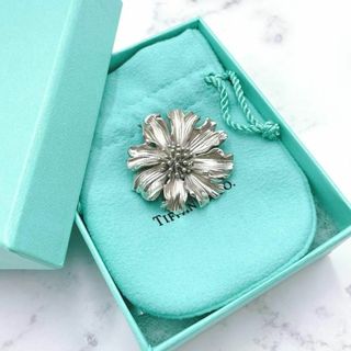 ティファニー(Tiffany & Co.)の✨希少美品✨ ティファニー マリーゴールド ブローチ シルバー フラワー 925(ブローチ/コサージュ)