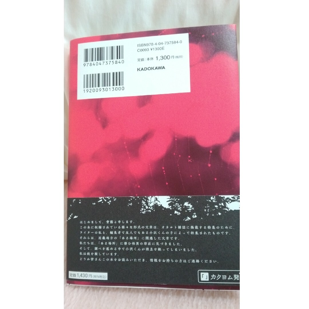 近畿地方のある場所について(USED) エンタメ/ホビーの本(文学/小説)の商品写真