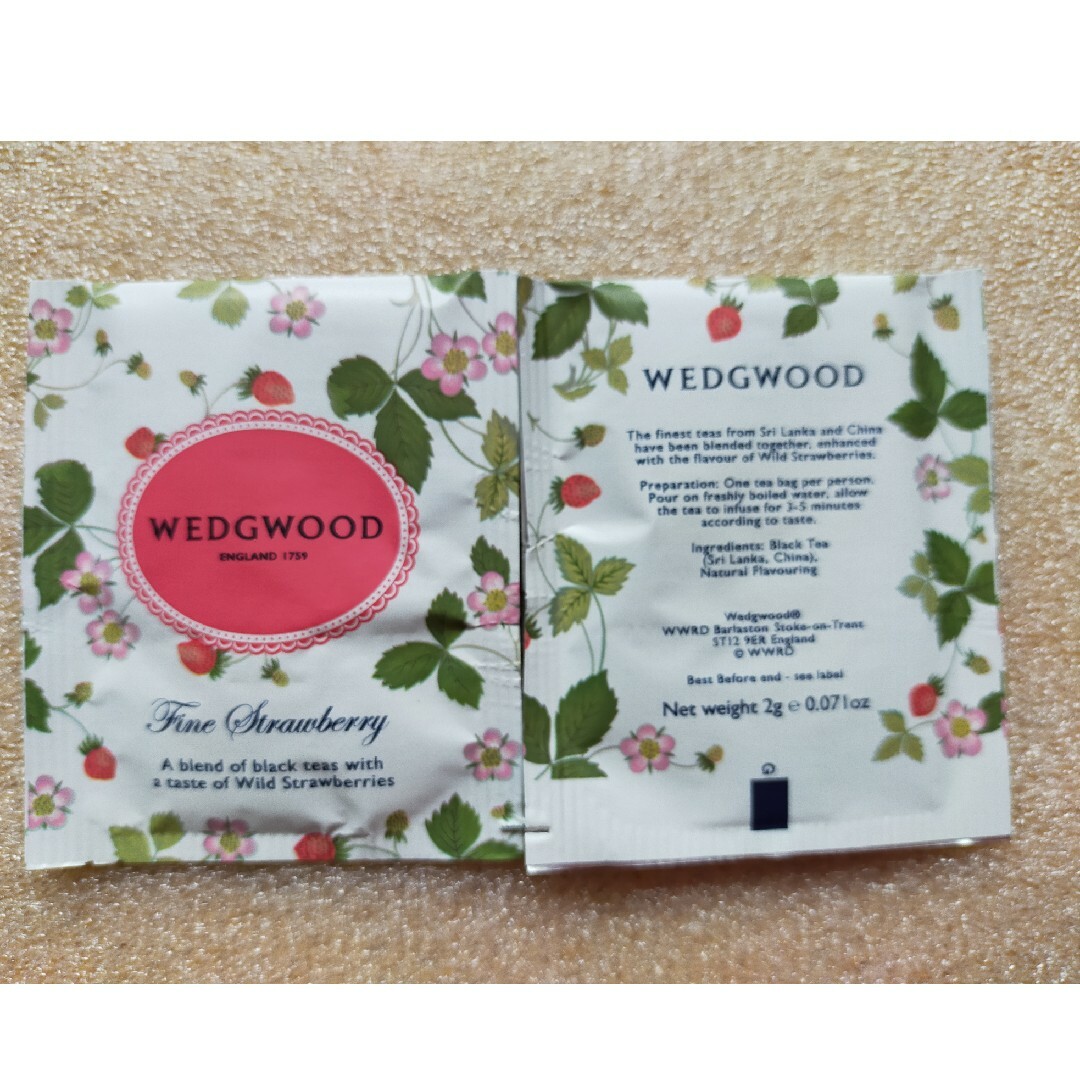 WEDGWOOD(ウェッジウッド)のウェッジウッド ワイルドストロベリー ティーバッグ 2gX9 食品/飲料/酒の飲料(茶)の商品写真