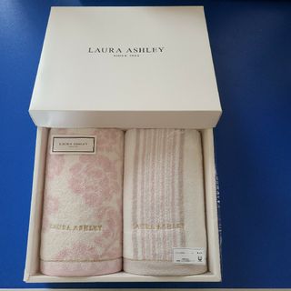 LAURA ASHLEY - LAURA ASHLEY　ローラアシュレイ　フェイスタオル２枚セット　ピンク