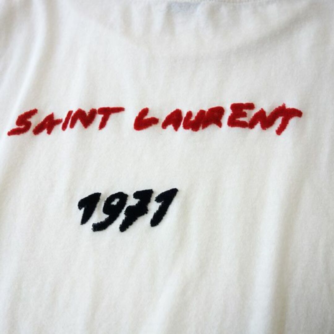 Saint Laurent(サンローラン)のサンローラン SAINT LAURENT1971ロゴ Tシャツ M /アンソニー レディースのトップス(Tシャツ(半袖/袖なし))の商品写真