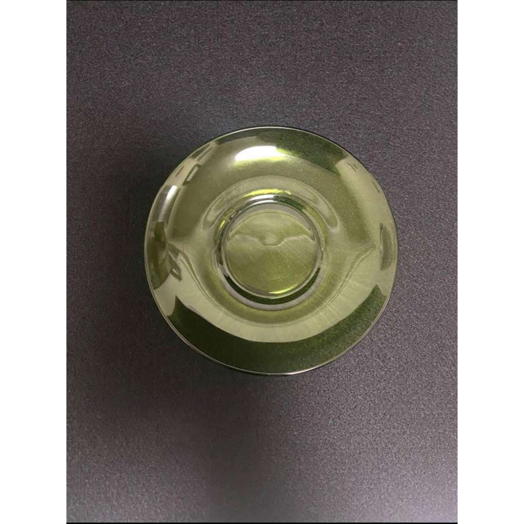 DURALEX(デュラレックス)の廃盤色 DURALEX カップ&ソーサー ガラス製 グリーン 1客 インテリア/住まい/日用品のキッチン/食器(グラス/カップ)の商品写真
