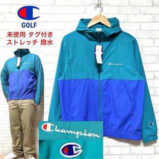 Champion - ☆未使用タグ付き☆ Champion 撥水 ストレッチ ナイロンジャケット 刺繍