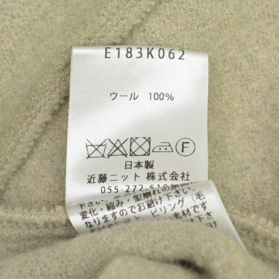 evam eva(エヴァムエヴァ)の【evameva】E183K062 press wool coat レディースのジャケット/アウター(ロングコート)の商品写真
