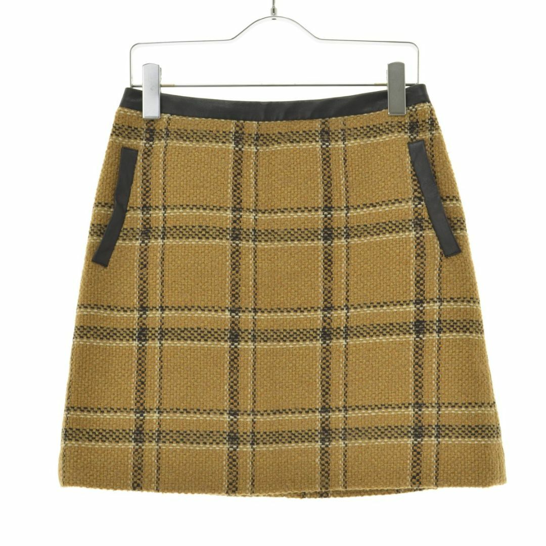 UNITED ARROWS(ユナイテッドアローズ)の【UNITEDARROWS】チェック柄ツイードウールスカート レディースのスカート(ひざ丈スカート)の商品写真