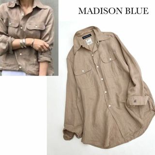 MADISONBLUE - 美品♡マディソンブルー＊ハンプトンリネンシャツ　ドゥーズィエム別注 01