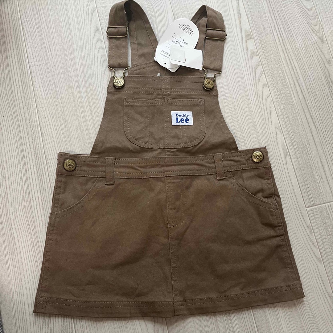 Lee(リー)の新品★Leeサロペットスカート100㎝ キッズ/ベビー/マタニティのキッズ服女の子用(90cm~)(スカート)の商品写真