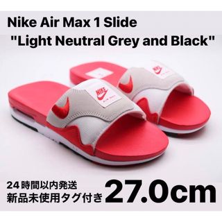 ナイキ(NIKE)のNIKE AIR MAX 1 SLIDE UNIVERSITY RED 27.0(サンダル)