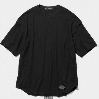 新品未使用 GU × UNDERCOVER ドライワッフルT ブラック 黒 L