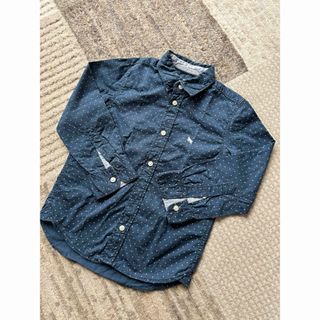 エイチアンドエム(H&M)のH&M☆ドット柄　シャツ104センチ(Tシャツ/カットソー)