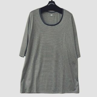 リヨセル 綿 ロング丈Tシャツ Ｍ インナー パジャマ ルームウェア 新品未使用(ルームウェア)