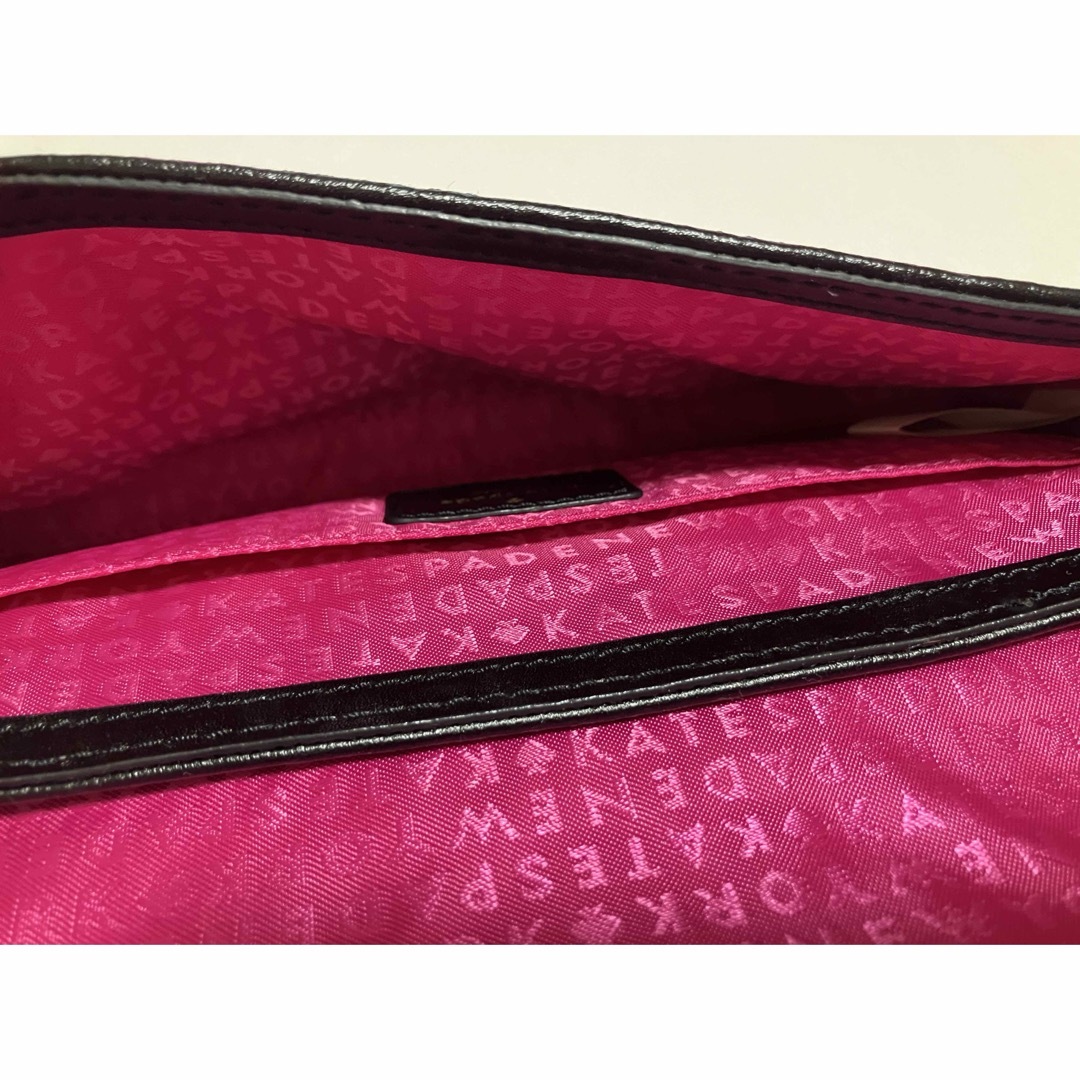 【美品】kate spade new york クラッチバック　黒